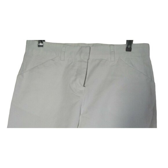 CJ Golf Pants Womens Size 4 White Cotton Stretch Mid Rise Cropped crop pant - Picture 2 of 6